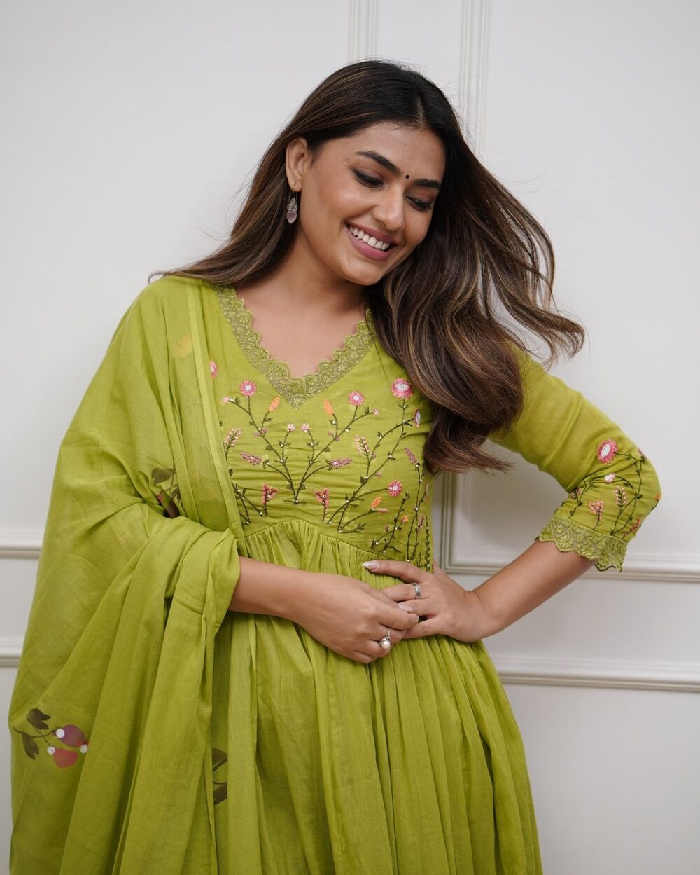 Beautiful Embroidery With Suqes Heavy Suit - Image 20