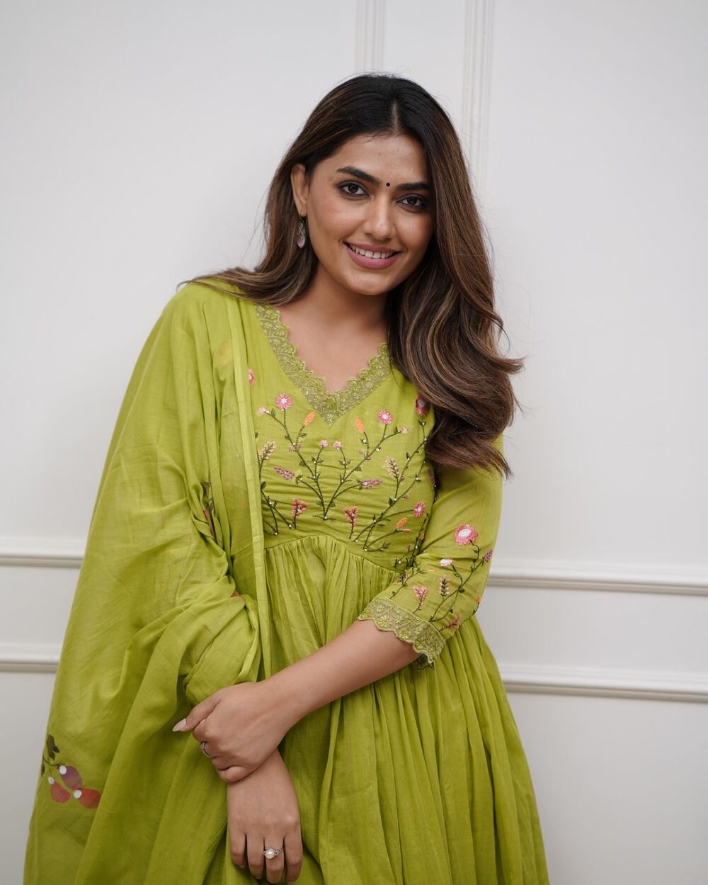 Beautiful Embroidery With Suqes Heavy Suit - Image 19
