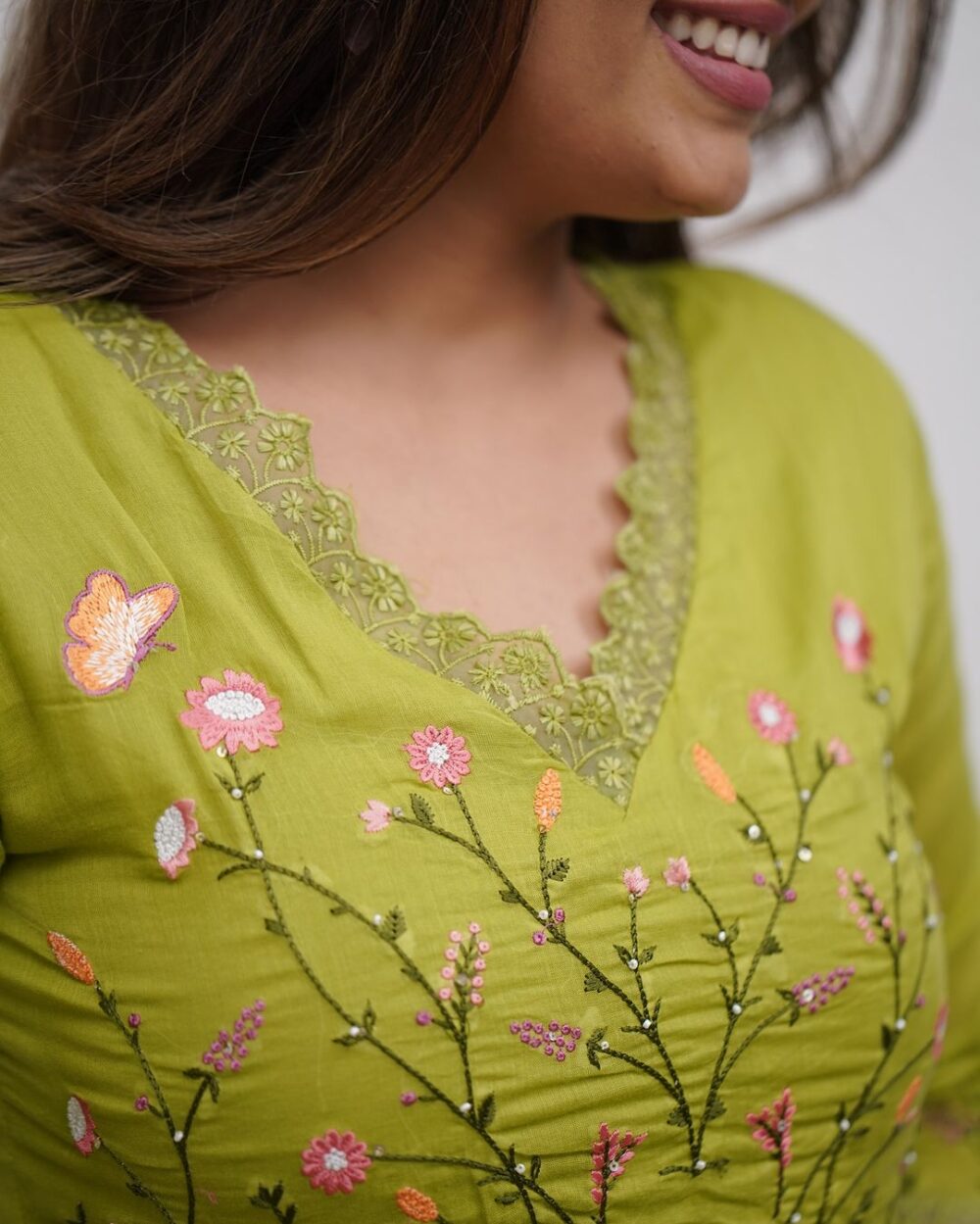 Beautiful Embroidery With Suqes Heavy Suit - Image 18
