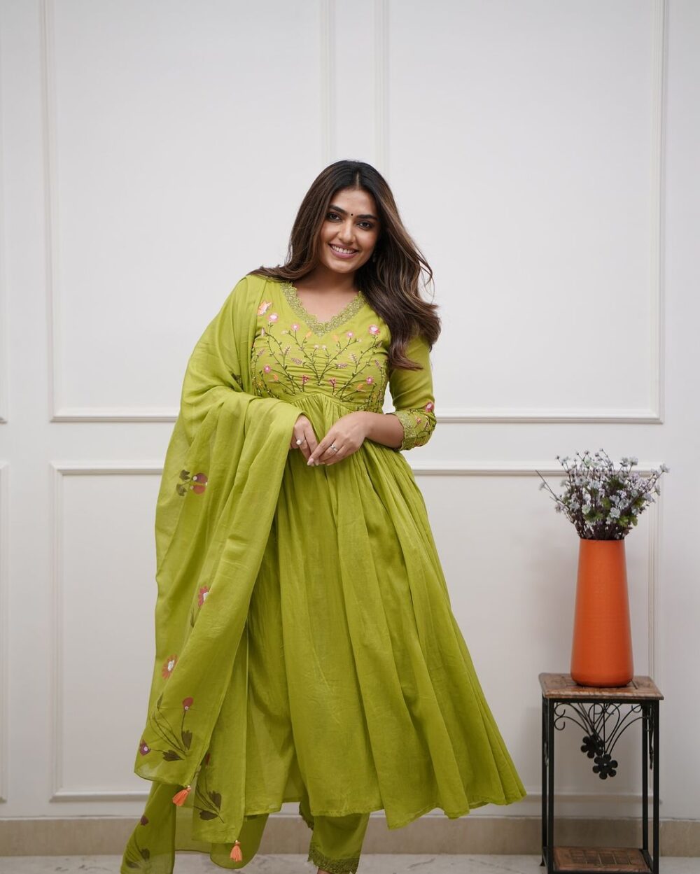 Beautiful Embroidery With Suqes Heavy Suit - Image 17