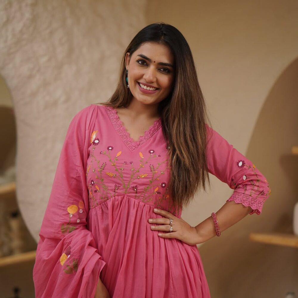 Beautiful Embroidery With Suqes Heavy Suit - Image 26