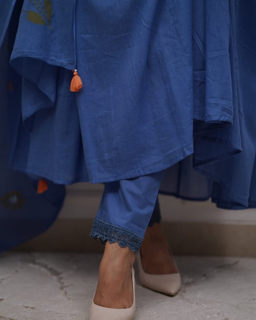 Beautiful Embroidery With Suqes Heavy Suit - Image 37